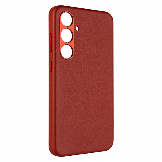 Kryt FIXED MagLeather MagSafe Galaxy S24+, červený Kryt FIXED MagLeather MagSafe Galaxy S24+, červený