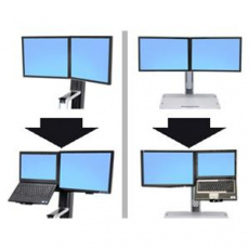 ERGOTRON WORKFIT CONVERT-TO-LCD & LAPTOP KIT FROM DUAL DISPLAYS, měnič uchycení ERGOTRON WORKFIT CONVERT-TO-LCD & LAPTOP KIT FROM DUAL DISPLAYS, měnič uchycení