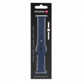 SWISSTEN REMÍNEK PRO APPLE WATCH SILIKONOVÝ 42-44 mm MODRÝ