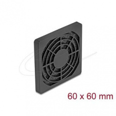 Delock Rošt ventilátoru s protiprachovým filtrem, rozměr 60 x 60 mm, černý Delock Rošt ventilátoru s protiprachovým filtrem, rozměr 60 x 60 mm, černý