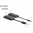 PremiumCord USB-C na HDMI 4K@60Hz Wireless extender na 20m