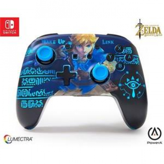 PowerA Vylepšený bezdrátový ovladač pro Nintendo s technologií Lumectra  -  The Legend of Zelda - Wake Up Link
