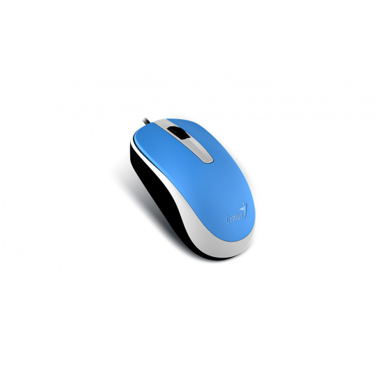 GENIUS DX-120/Kancelářská/Optická/1 200 DPI/Drátová USB/Modrá