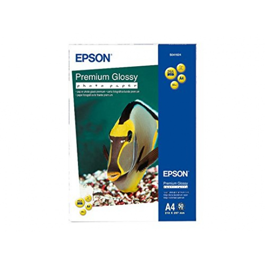 EPSON Premium Glossy Photo Paper - A4 - 50 Sheets