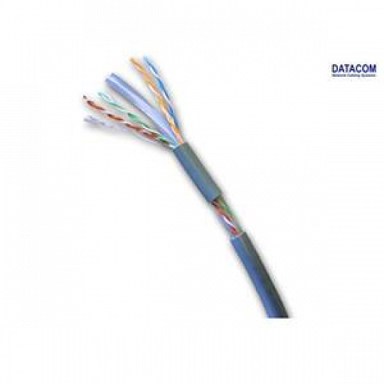 DATACOM UTP lanko CAT6 PVC 50m šedý - metráž DATACOM UTP lanko CAT6 PVC 50m šedý - metráž