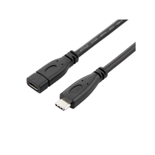 PremiumCord Prodlužovací kabel USB 3.2 generation 2, C/male - C/female, 1,5m