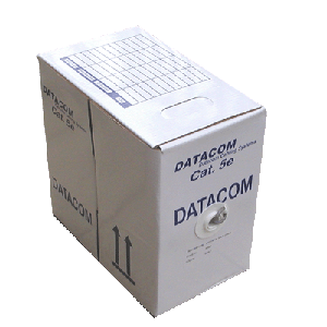 DATACOM UTP Cat5e PVC kabel 305m (lanko) černý DATACOM UTP Cat5e PVC kabel 305m (lanko) černý