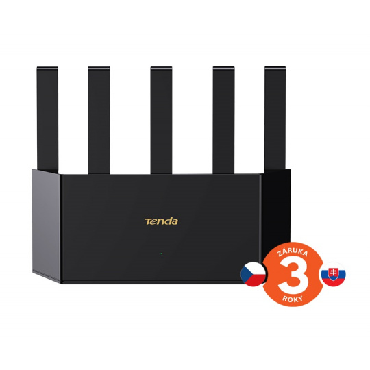 Tenda TE3L BE3600 WiFi 7 Mesh Router, 3570 Mb/s, 3x GWAN / GLAN, IPv6, VPN, WPA3, Wi-Fi+, CZ app