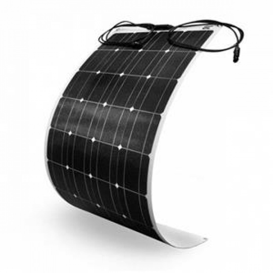 Green Cell Flexibilní solární panel 100W, monokrystalický - 12V 18V / ETFE / MC4