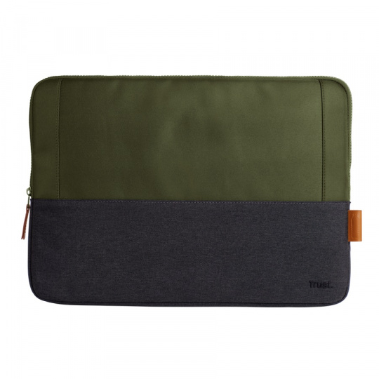 TRUST LISBOA 16" LAPTOP SLEEVE - GREEN TRUST LISBOA 16" LAPTOP SLEEVE - GREEN