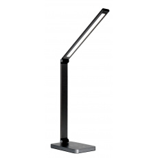 Platinet PDL888B stolní LED lampa 10W stmívatelná, dotykové ovládání, bezdrátové nabíjení, USB port,