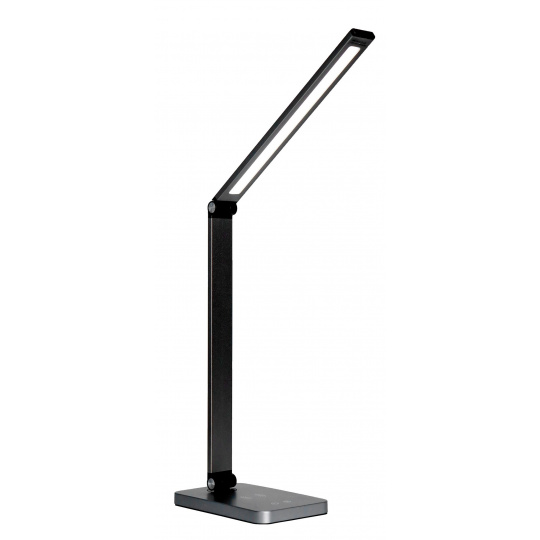 Platinet PDL888B stolní LED lampa 10W stmívatelná, dotykové ovládání, bezdrátové nabíjení, USB port,