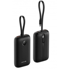 SWISSTEN POWER BANK VOLTBOX 35W 10000 mAh S INTEGROVANÝMI KABELY USB-C A LIGHTNING ČERNÁ SWISSTEN POWER BANK VOLTBOX 35W 10000 mAh S INTEGROVANÝMI KABELY USB-C A LIGHTNING ČERNÁ