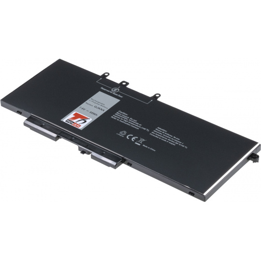 Baterie T6 Power Dell Latitude 5280, 5290, 5480, 5490, 5580, 5590, 8950mAh, 68Wh, 4cell, Li-pol