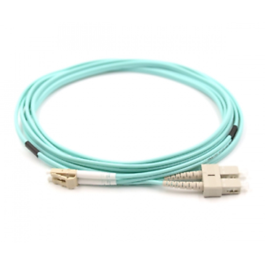 Optický patch cord Duplex LC-SC 50/125 15m OM4