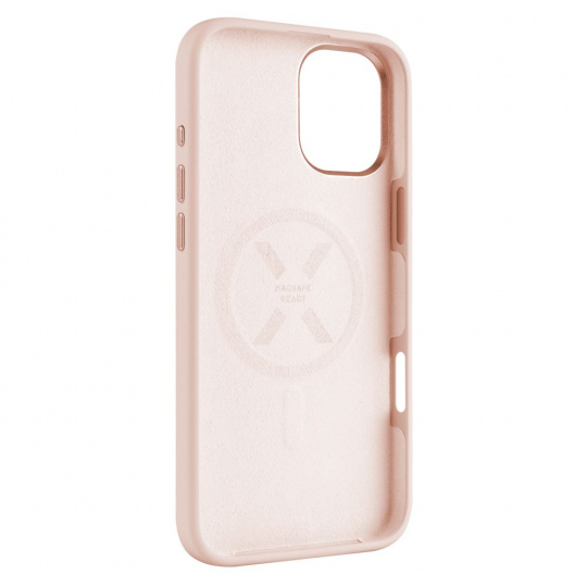 FIXED MagFlow Apple iPhone 16+, růžový