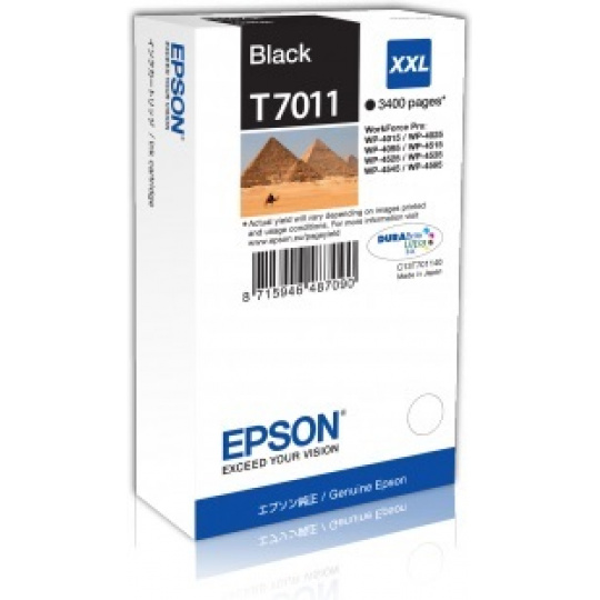 WP4000/4500 Series Ink Cartridge XXL Black 3.4k