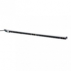 DIGITUS Basis IT PDU, jednofázová 32 A, 24 x C13, 2 x C19, 4 x uzemněné zásuvky, 3m napájecí kabel, zástrčka IEC 60309 DIGITUS Basis IT PDU, jednofázová 32 A, 24 x C13, 2 x C19, 4 x uzemněné zásuvky, 3m napájecí kabel, zástrčka IEC 60309