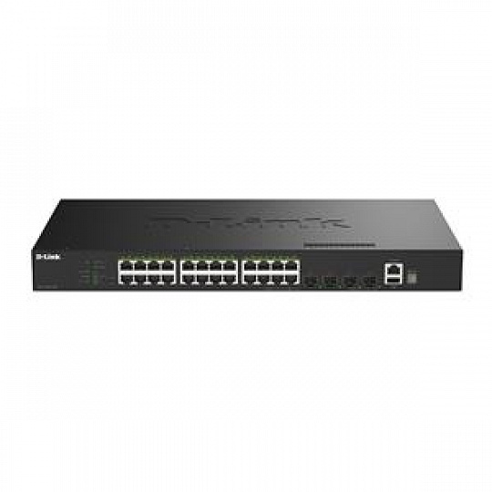 D-Link DGS-1530-28P/E, 24-Port Gigabit Stackable Smart Managed PoE Switch D-Link DGS-1530-28P/E, 24-Port Gigabit Stackable Smart Managed PoE Switch