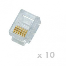 DATACOM Plug UTP CAT3 6p6c- RJ12 lanko (10ks)