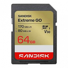 SanDisk Extreme SD UHS-I 64GB SD 170MB/s(R) / 80MB/s(W) SanDisk Extreme SD UHS-I 64GB SD 170MB/s(R) / 80MB/s(W)