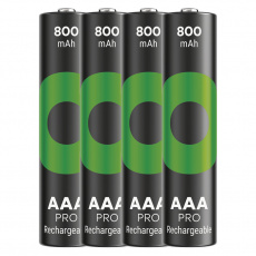 GP Nabíjecí bat. ReCyko Pro AAA (HR03) 800mAh- 4ks GP Nabíjecí bat. ReCyko Pro AAA (HR03) 800mAh- 4ks