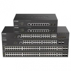 D-Link DGS-2000-28 24-port Gigabit Managed Switch plus 4 Combo 1000BaseT/SFP- 24 x 10/100/1000BASE-T ports- 4 x 100/