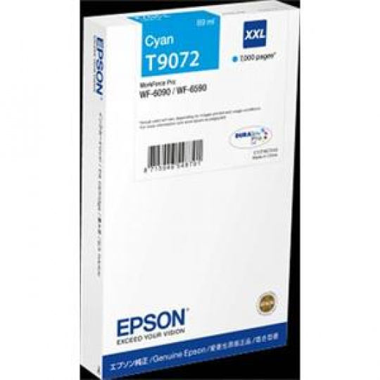 EPSON cartridge T9072 cyan  XXL (WF-6xxx)