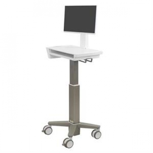 ERGOTRON CAREFIT SLIM 2.0, LCD CART, Light-Duty Medical Cart, vozík LCD, odkládací plochy