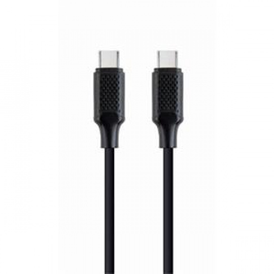 CABLEXPERT Kabel USB PD (Power Delivery), 100W, Type-C na Type-C kabel (CM/CM), 1,5m, datový a napájecí, černý