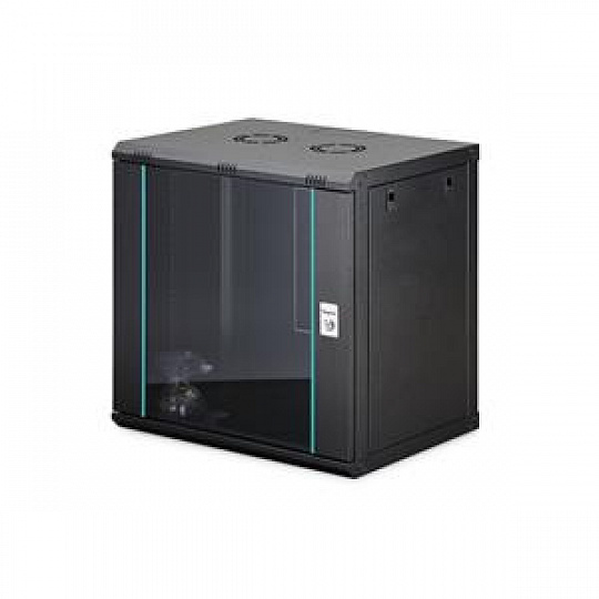 DIGITUS DN-37109 Nástěnná skříň 12U, Dynamic-N, 19", 600x450mm, nesmontovaná černá (RAL 9005)