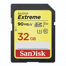 SanDisk Extreme SDHC 32GB 90MB/s V30 UHS-I U3 SanDisk Extreme SDHC 32GB 90MB/s V30 UHS-I U3