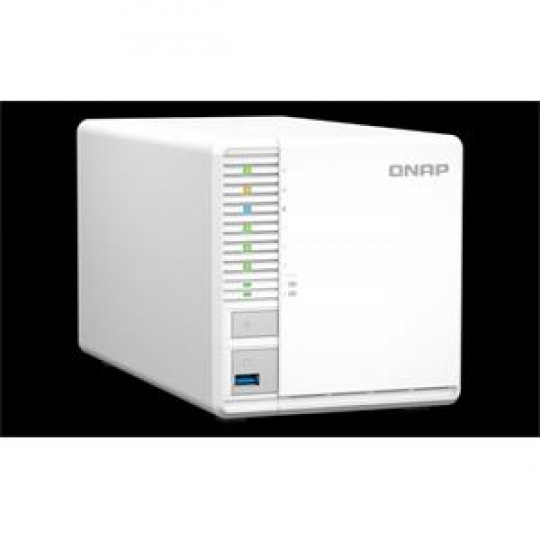 QNAP TS-364-4G (4core 2,9GHz, 4GB RAM, 3x SATA, 2x M.2 NVMe sloty, 3x USB, 1x 2,5GbE, 1x HDMI 1.4b)