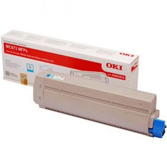 OKI Cyan toner do MC873/883 (10.000 stránek)