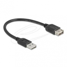 Delock USB 2.0 prodlužovací kabel EASY USB Type-A samec na EASY USB Type-A samice 0,2 m, černý Delock USB 2.0 prodlužovací kabel EASY USB Type-A samec na EASY USB Type-A samice 0,2 m, černý