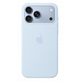 iPhone 18 Pro Max Silicone Case with MS - Cr.Blue