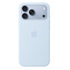 iPhone 18 Pro Max Silicone Case with MS - Cr.Blue iPhone 18 Pro Max Silicone Case with MS - Cr.Blue