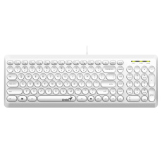 Genius klávesnice SlimStar Q200 white Genius klávesnice SlimStar Q200 white