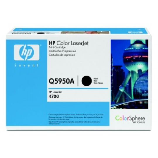 hp color laserjet černý toner, Q5950A