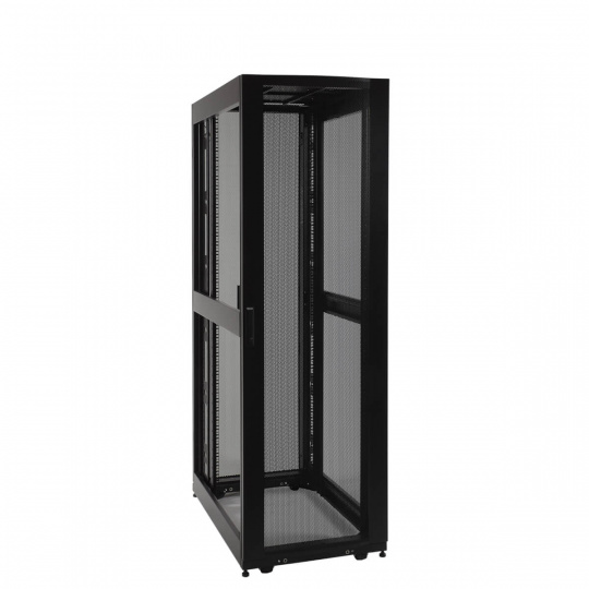 Skříň SmartRack 42U, Š=600mm, Hl=1100mm, serverová skříň, rozšiřitelná, bez bočních panelů