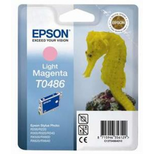 EPSON Ink ctrg Light Magenta RX500/RX600/R300/R200  T0486