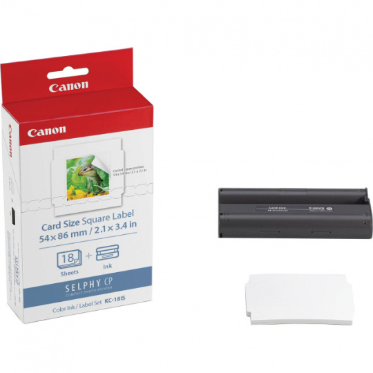 Canon KC-18IS - Ink. paper set - 18 ks