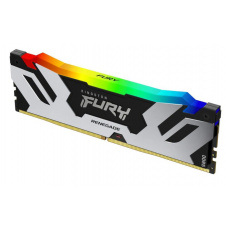 Kingston FURY Renegade/DDR5/16/7200MHz/CL38/1x16GB/RGB/Black/Silv Kingston FURY Renegade/DDR5/16/7200MHz/CL38/1x16GB/RGB/Black/Silv