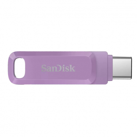 SanDisk Ultra Dual Drive Go/64GB/USB 3.2/USB-A + USB-C/Fialová