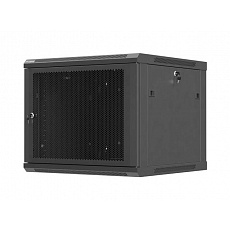 LANBERG NÁSTĚNNÁ INSTALAČNÍ SKŘÍŇ 19" 9U 600X600 ČERNÉ PERFOROVANÉ DVEŘE (PLOCHÉ BALENÍ)