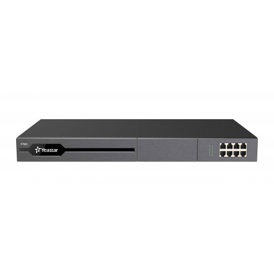 Yeastar P560 IP PBX, až 8 portů, 100/200 uživatelů, 30/60 souběžných hovorů, rack