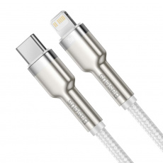 Baseus Datový kabel Cafule USB-C/Lightning PD 20W 1m bílý Baseus Datový kabel Cafule USB-C/Lightning PD 20W 1m bílý