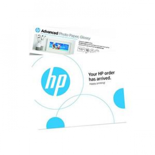 HP Advanced - fotografický papír - lesklý - 10 listy - 102 x 305 mm - 250 g/m2