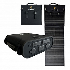 Set powerbanka Viking VIDAR IV a solární panel Viking L60 PD Set powerbanka Viking VIDAR IV a solární panel Viking L60 PD