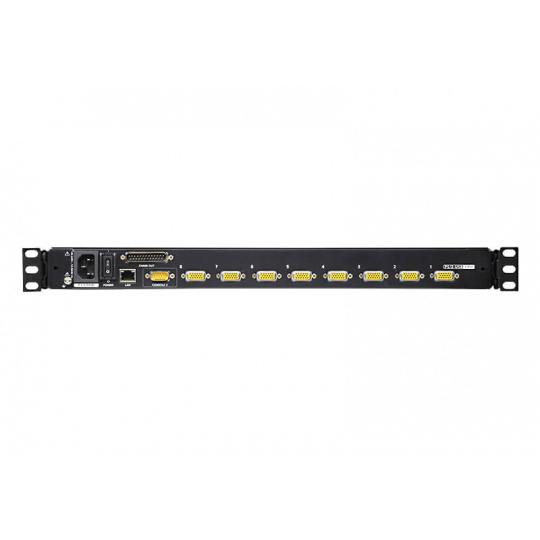 ATEN CL5708IN 8-Port PS/2-USB VGA 19" LCD KVM over IP Switch with Daisy-Chain Port and USB Peripheral Support